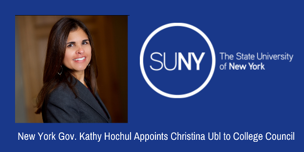 New York Gov. Kathy Hochul Appoints Christina Ubl to SUNY Plattsburgh College Council