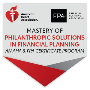 Philanthropy FPA AHA Badge